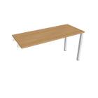 UNI - Stoly přídavné řetězící rovné Stůl pracovní 140 cm hl60 k řetězení - UE 1400 R dub