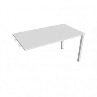 UNI - Stoly přídavné řetězící rovné Stůl pracovní řetězící rovný 140 cm - US 1400 R bílá