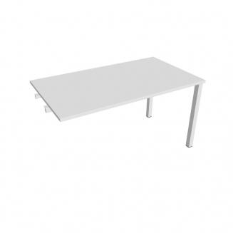 UNI - Stoly přídavné řetězící rovné Stůl jednací rovný 140 cm k řetězení - UJ 1400 R bílá