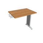 FLEX - Stoly pracovní rovné Stůl pracovní řetěz rovný 80 cm hl60 - FE 800 R olše