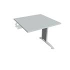 FLEX - Stoly pracovní rovné Stůl pracovní řetěz rovný 80 cm - FS 800 R Šedá