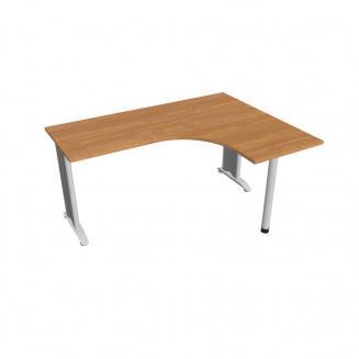 FLEX - Stoly pracovní tvarové Stůl ergo levý 160x120 cm - FE 60 L olše