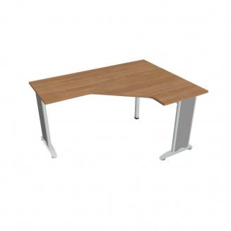 FLEX - Stoly pracovní tvarové Stůl ergo levý 160x120 cm - FEV 60 L višeň