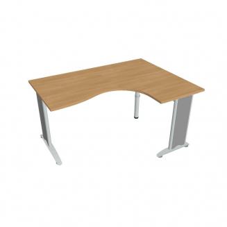 FLEX - Stoly pracovní tvarové Stůl ergo levý 160x120 cm - FE 2005 L dub