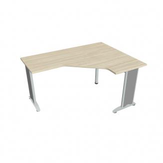 FLEX - Stoly pracovní tvarové Stůl ergo levý 160x120 cm - FEV 60 L akát