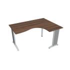 FLEX - Stoly pracovní tvarové Stůl ergo levý 160x120 cm - FE 2005 L ořech
