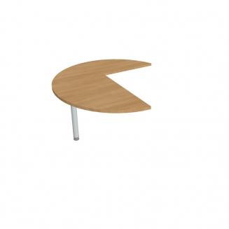FLEX - Stoly přídavné Stůl jednací levý podél 120 cm - FP 22 L P dub