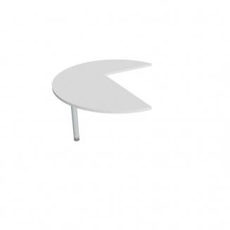 FLEX - Stoly přídavné Stůl jednací levý podél 120 cm - FP 22 L P bílá