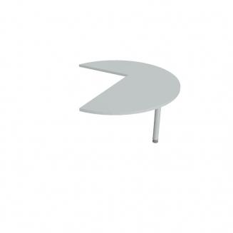 FLEX - Stoly přídavné Stůl jednací pravý podél 120 cm - FP 22 P P Šedá
