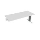 FLEX - Stoly pracovní rovné Stůl jednací řetězící rovný 180 cm - FJ 1800 R bílá