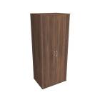 Skříň vysoká šatní dvéřová Skříň šatní dvéřová 192 hl60 cm - SZR 5 80 61 ořech