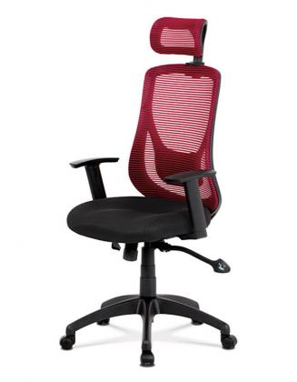 Kancelářské židle Autronic Kancelářská židle KA-A186 červená