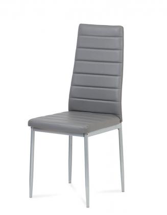 Moderní jídelní židle Autronic Jídelní židle DCL-117 šedá