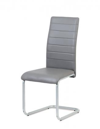Moderní jídelní židle Autronic Jídelní židle DCL-102 šedá