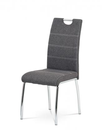 Moderní jídelní židle Autronic Jídelní židle HC-485 šedá