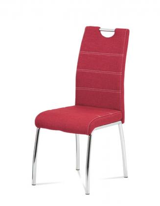 Moderní jídelní židle Autronic Jídelní židle HC-485 červená