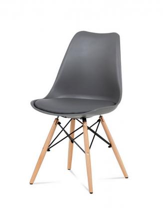 Moderní jídelní židle Autronic Jídelní židle CT-741 šedá