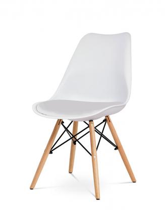 Moderní jídelní židle Autronic Jídelní židle CT-741 bílá