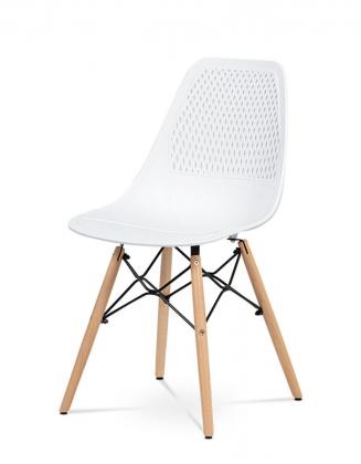 Moderní jídelní židle Autronic Jídelní židle CT-521 bílá
