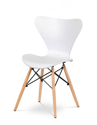 Moderní jídelní židle Autronic Jídelní židle CT-742 bílá
