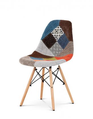 Moderní jídelní židle Autronic Jídelní židle CT-724B patchwork