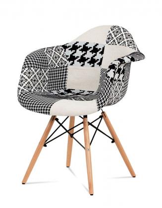 Moderní jídelní židle Autronic Jídelní židle CT-756 patchwork
