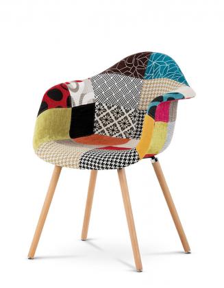 Moderní jídelní židle Autronic Jídelní židle CT-723B patchwork