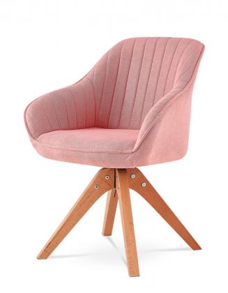 Moderní jídelní židle Autronic Jídelní židle HC-770 růžová 
