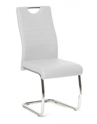 Moderní jídelní židle Autronic Jídelní židle DCL-418 bílá