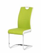 Moderní jídelní židle Autronic Jídelní židle DCL-406 zelená
