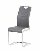 Moderní jídelní židle Autronic Jídelní židle DCL-406 šedá