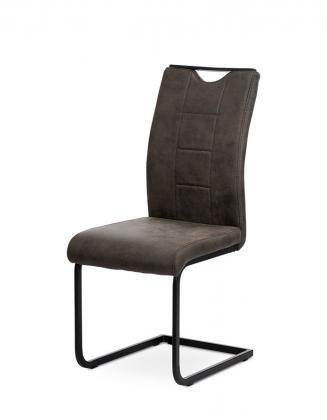 Moderní jídelní židle Autronic Jídelní židle DCL-412 šedá