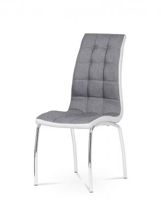 Moderní jídelní židle Autronic Jídelní židle DCL-420 šedá