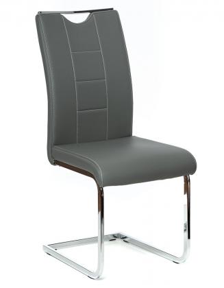 Moderní jídelní židle Autronic Jídelní židle DCL-411 šedá