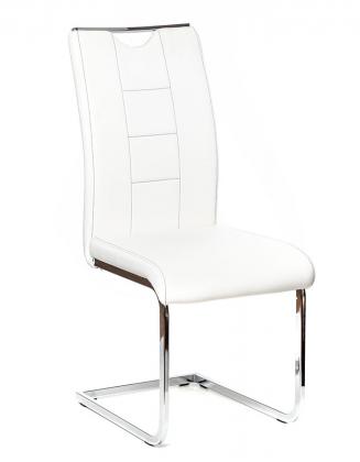 Moderní jídelní židle Autronic Jídelní židle DCL-411 bílá