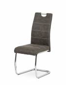 Moderní jídelní židle Autronic Jídelní židle HC-483 šedá