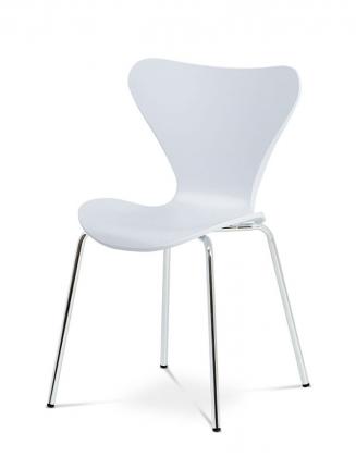 Moderní jídelní židle Autronic Jídelní židle AURORA bílá