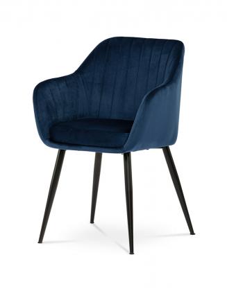 Moderní jídelní židle Autronic Jídelní židle Pika modrá