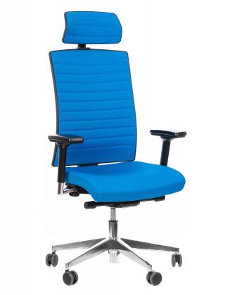 Kancelářské židle Alba Kancelářská židle Game VIP celočalouněný modrý