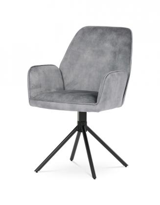 Moderní jídelní židle Autronic Jídelní židle DCH-511 stříbrná