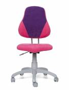 Dětské židle a židličky Alba ALBA židle FUXO V-line Růžová/fialová